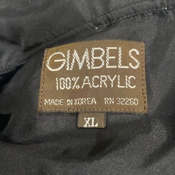 Vintage Gimbels Men Flannel Shirt Men's XL Plaid Long Sleeve Like new - Picture 3 of 5